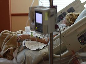 Patientin im Krankenhaus