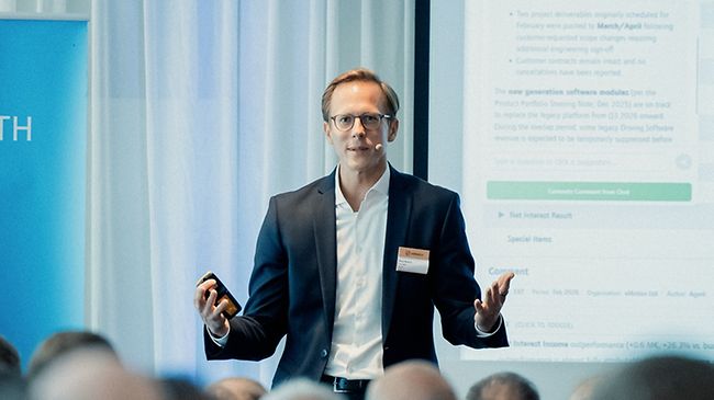 Paul Resch auf der Fachkonferenz Reporting & Analytics 2026