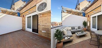 Pedra KI-Staging virtuelle Immobilienvermarktung