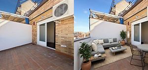 Pedra KI-Staging virtuelle Immobilienvermarktung