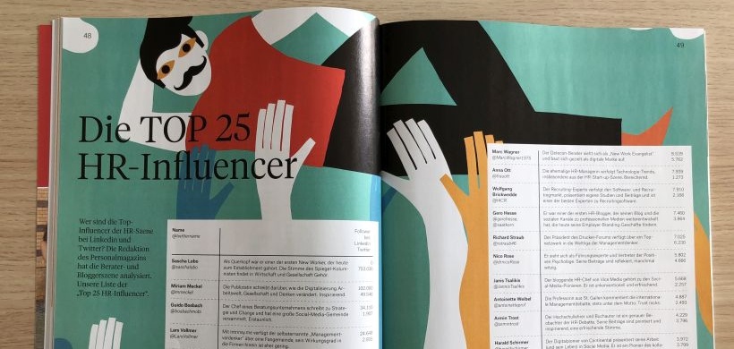 Personalmagazin: Top 25 HR Influencer