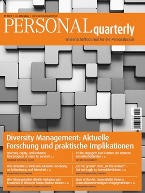 PERSONALquarterly 1/2024 Diversity Management | PERSONALquarterly
