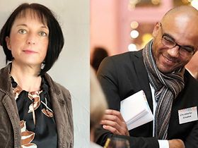 Petra Steffens und Christopher Gandaa, Recruiting bei Rewe