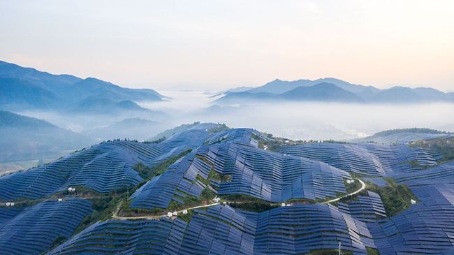 Photovoltaik Feld China