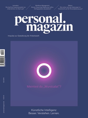 Personalmagazin Ausgabe 2/2019 Künstliche Intelligenz | Personalmagazin