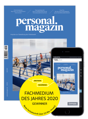 Personalmagazin Ausgabe 8/2020 HRM mit Abstand | Personalmagazin