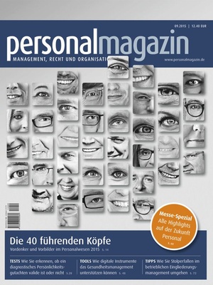 Personalmagazin Ausgabe 9/2015 | Personalmagazin