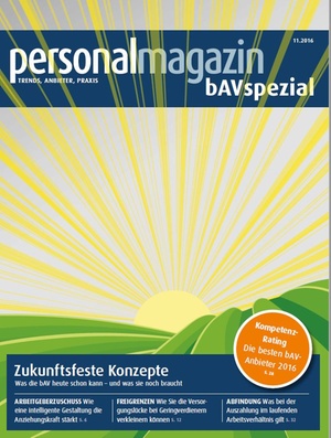 Personalmagazin Spezial bAV Oktober 2016
