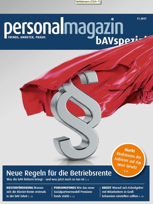 Sonderveröffentlichung bAV Spezial Novemver 2017