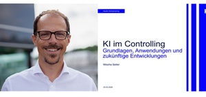 KI im Controlling: Grundlagen und Trends (Online-Seminar)