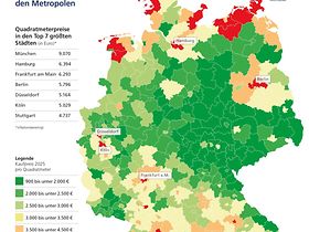 Postbank Wohnatlas 2026 Preisatlas Infografik