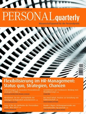 Personal Quarterly Ausgabe 1/2012 | PERSONALquarterly