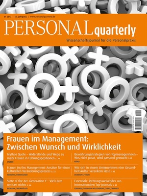 PERSONAL quarterly Ausgabe 1/2013 | PERSONALquarterly