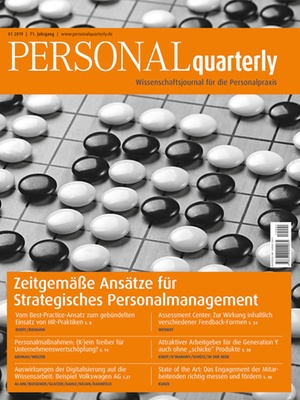 PERSONALquarterly 1/2019 Strategisches Personalmanagement | PERSONALquarterly
