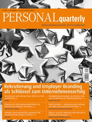 PERSONALquarterly 4/2017 Rekrutierung | PERSONALquarterly