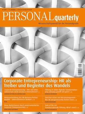 PERSONALquarterly 4/2019 Corporate Entrepreneurship | PERSONALquarterly