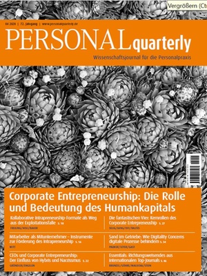 PERSONALquarterly 4/2020 Corporate Entrepreneurship | PERSONALquarterly