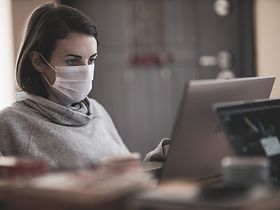 Quarantäne Arbeit zuhause