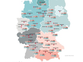 Realogis Mietpreiskarte H1 2025