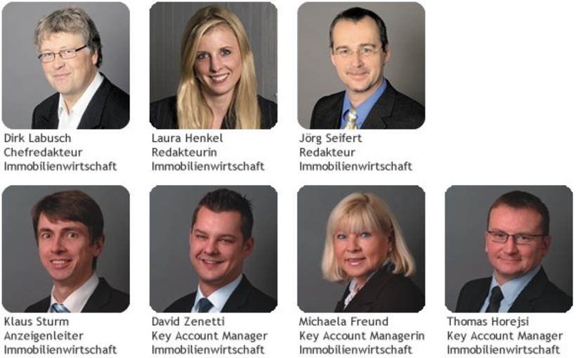 Redaktion und Anzeigenverkauf "Immobilienwirtschaft" auf der Expo Real 2012