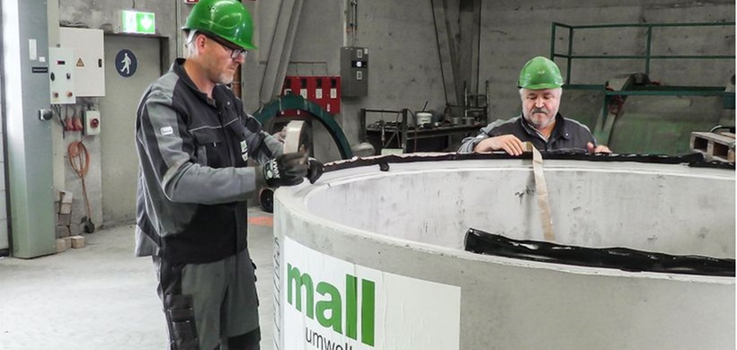 Regenwassernutzung Fertigteilbehälter aus Beton 