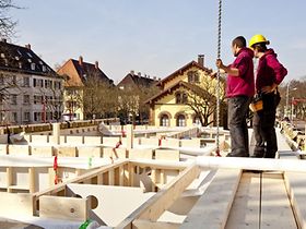 Rohbau Kita Urachstraße Freiburg