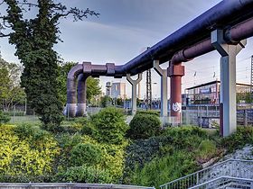 Rohre Fernwärme Mannheim