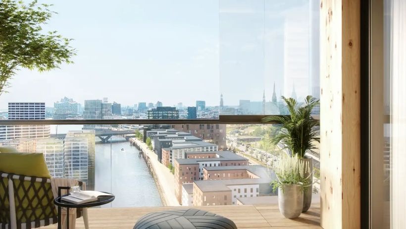 "Roots" mit Blick auf die Elbphilharmonie