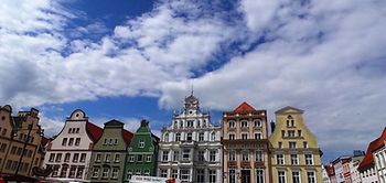 Rostock Marktplatz Häuserfassade