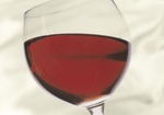 Rotwein Glas Wein