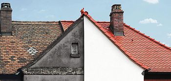 Sanierung Haus alte Hälfte neue Hälfte