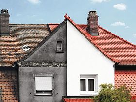 Sanierung Haus alte Hälfte neue Hälfte