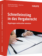 Schnelleinstieg in das Vergaberecht