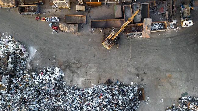 Schrottplatz Metallrecycling