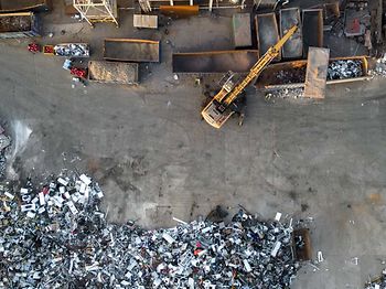Schrottplatz Metallrecycling