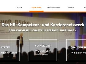 Screenshot DGFP-Homepage