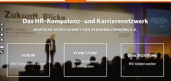 Screenshot DGFP-Homepage