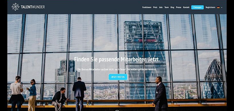 Screenshot Talentwunder