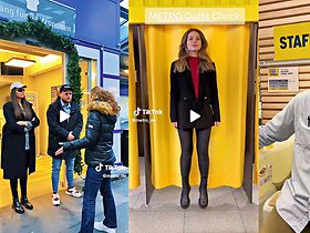 Screenshots: Metro auf Tiktok