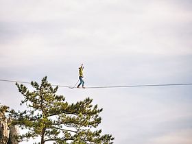 Seiltänzerin