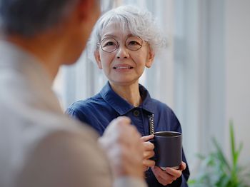 Senior Geschäftsfrau