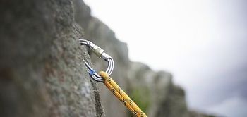 Sicherheit Karabiner Leine
