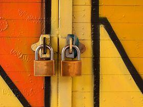 Sicherheit Vorhängeschloss