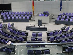 Sitzungssaal Bundestag