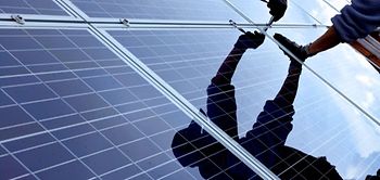 solar energy panel power person outdoor