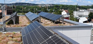 Förderung von Solaranlagen und Dachbegrünung