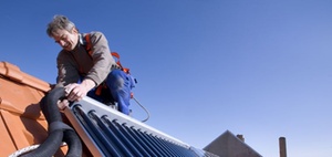 Wärmeversorgung mit Solarthermie