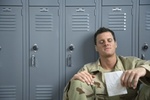 Soldier Reading Letter from Home