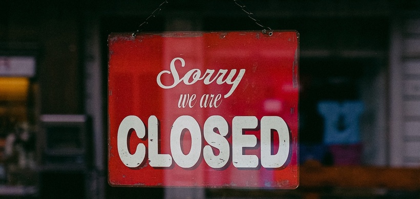 Sorry we are closed