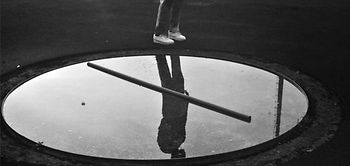 Spiegel Spiegelbild Zwei Gegensätze Leadership Reflexion